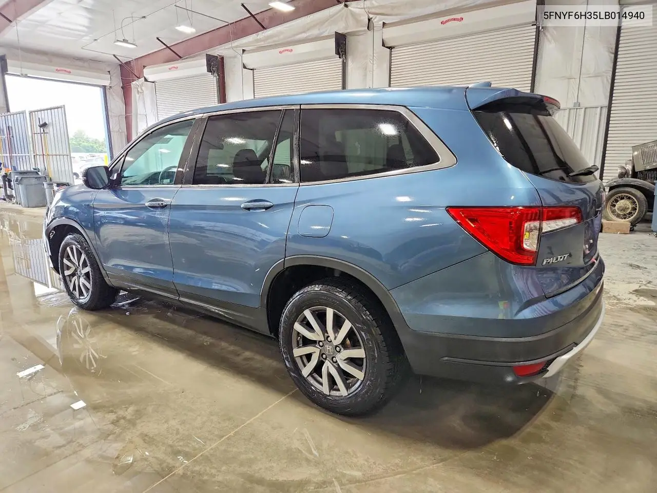 2020 HONDA PILOT VIN 5FNYF6H35LB014940 — фото 2