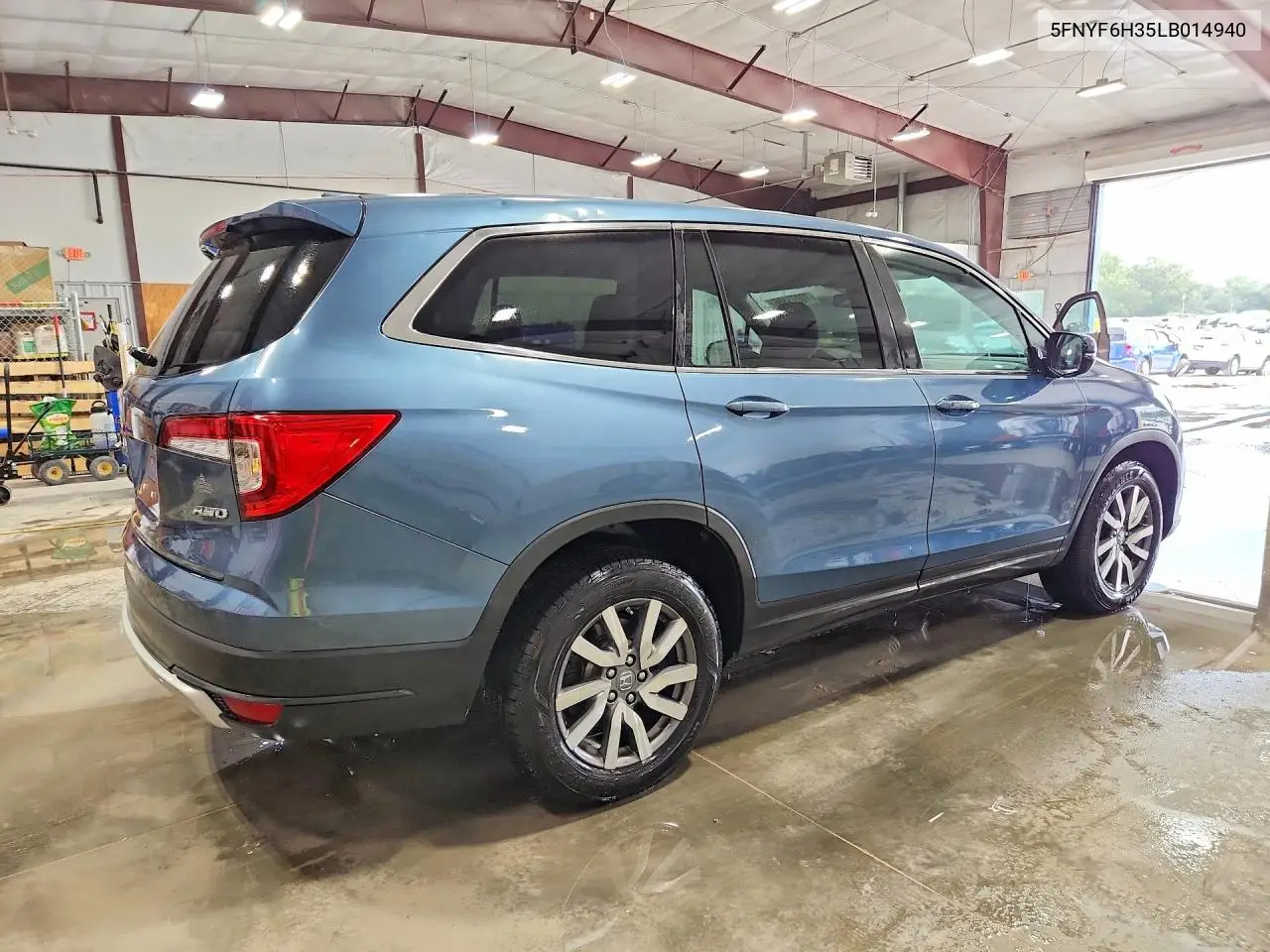 2020 HONDA PILOT VIN 5FNYF6H35LB014940 — фото 3