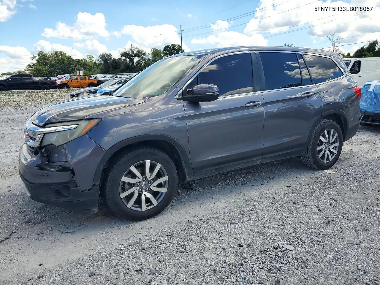 HONDA PILOT 2020, VIN 5FNYF5H33LB018057