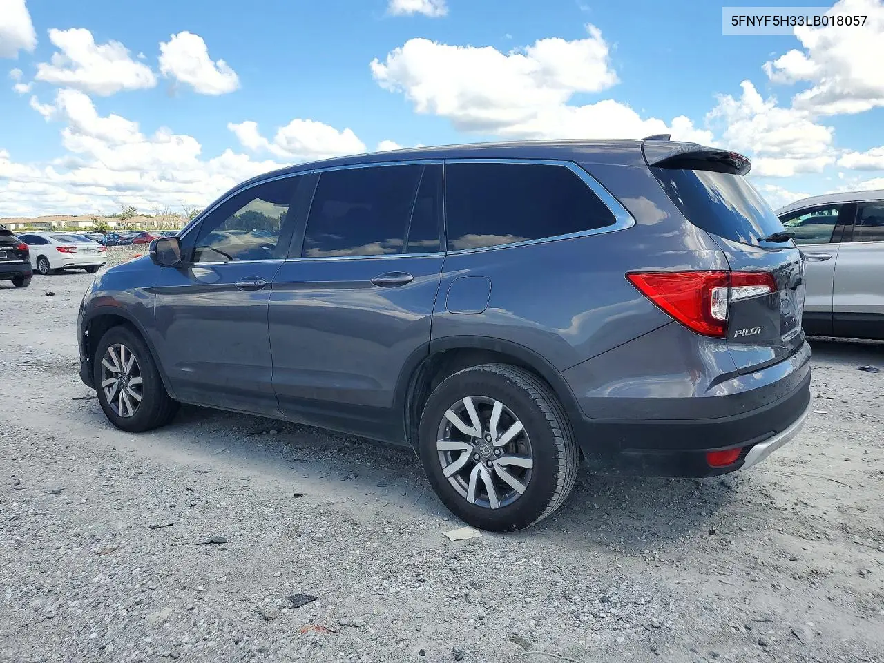 2020 HONDA PILOT VIN 5FNYF5H33LB018057 — фото 2