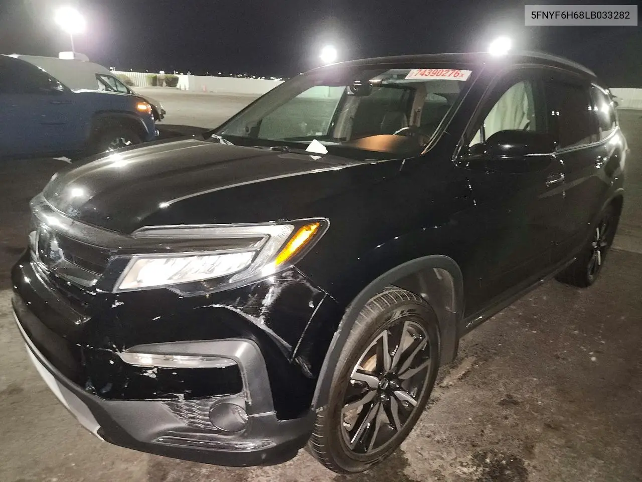 HONDA PILOT 2020, VIN 5FNYF6H68LB033282