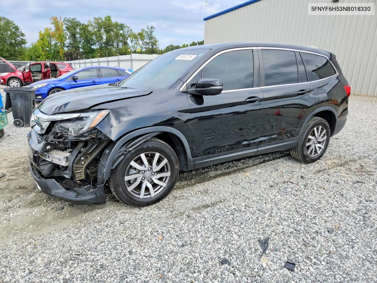 HONDA PILOT 2022, VIN 5FNYF6H53NB018330