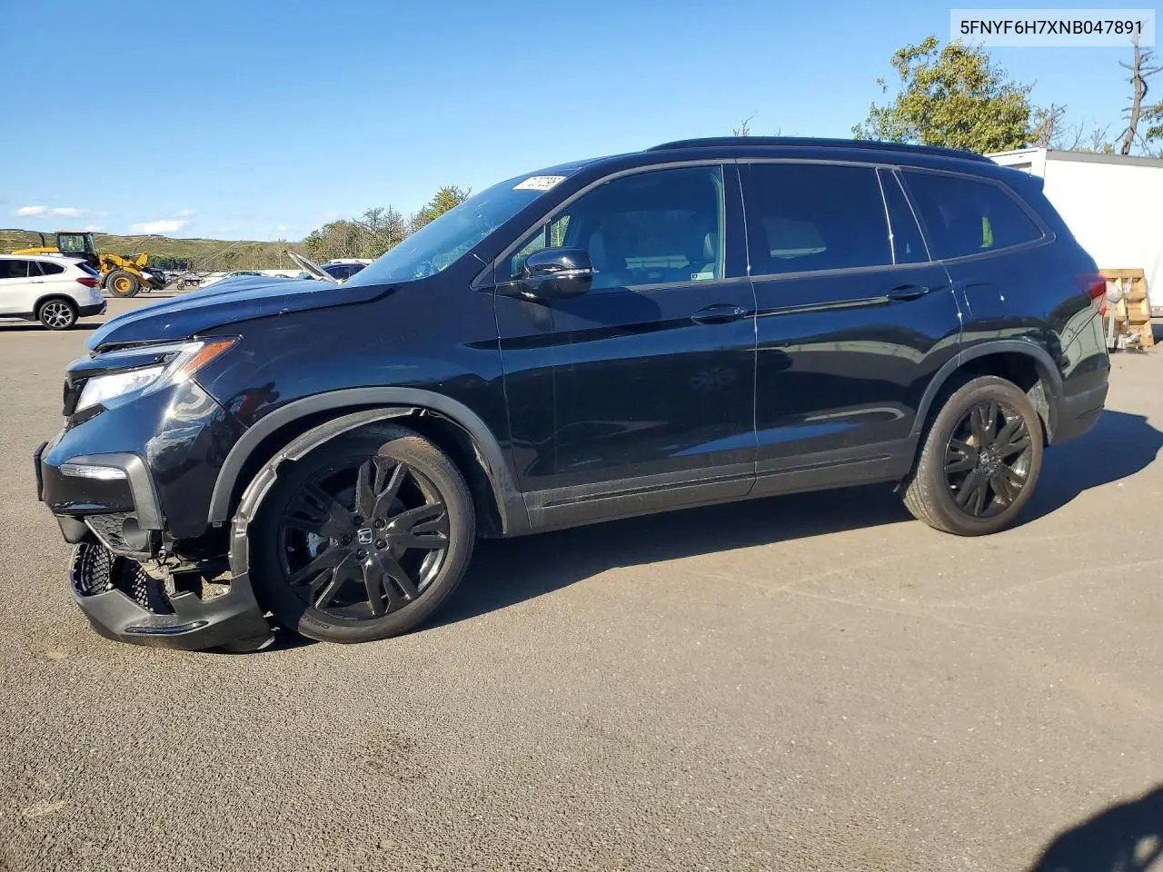 HONDA PILOT 2022, VIN 5FNYF6H7XNB047891