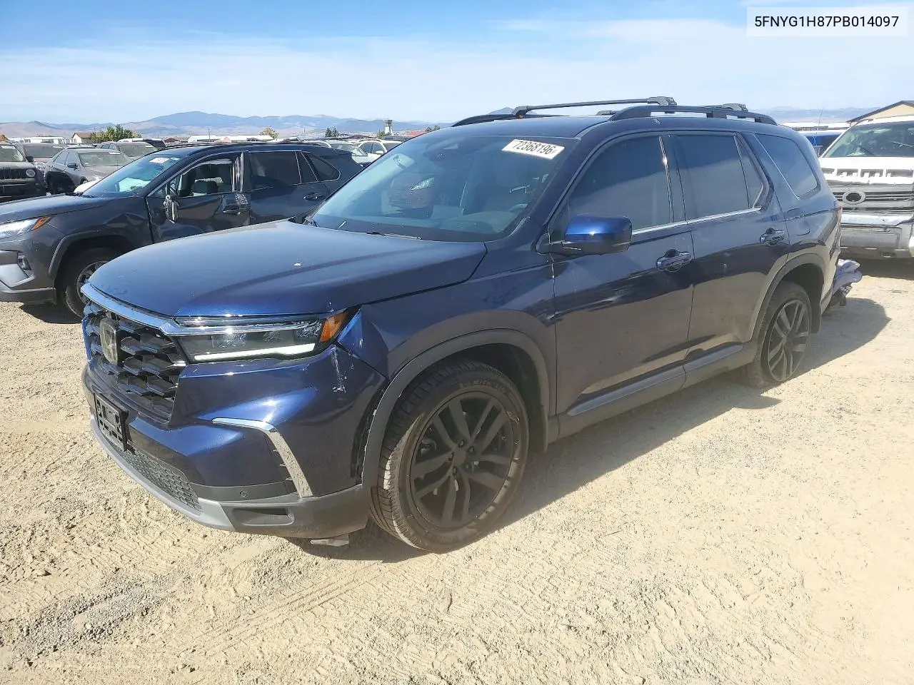 HONDA PILOT 2023, VIN 5FNYG1H87PB014097