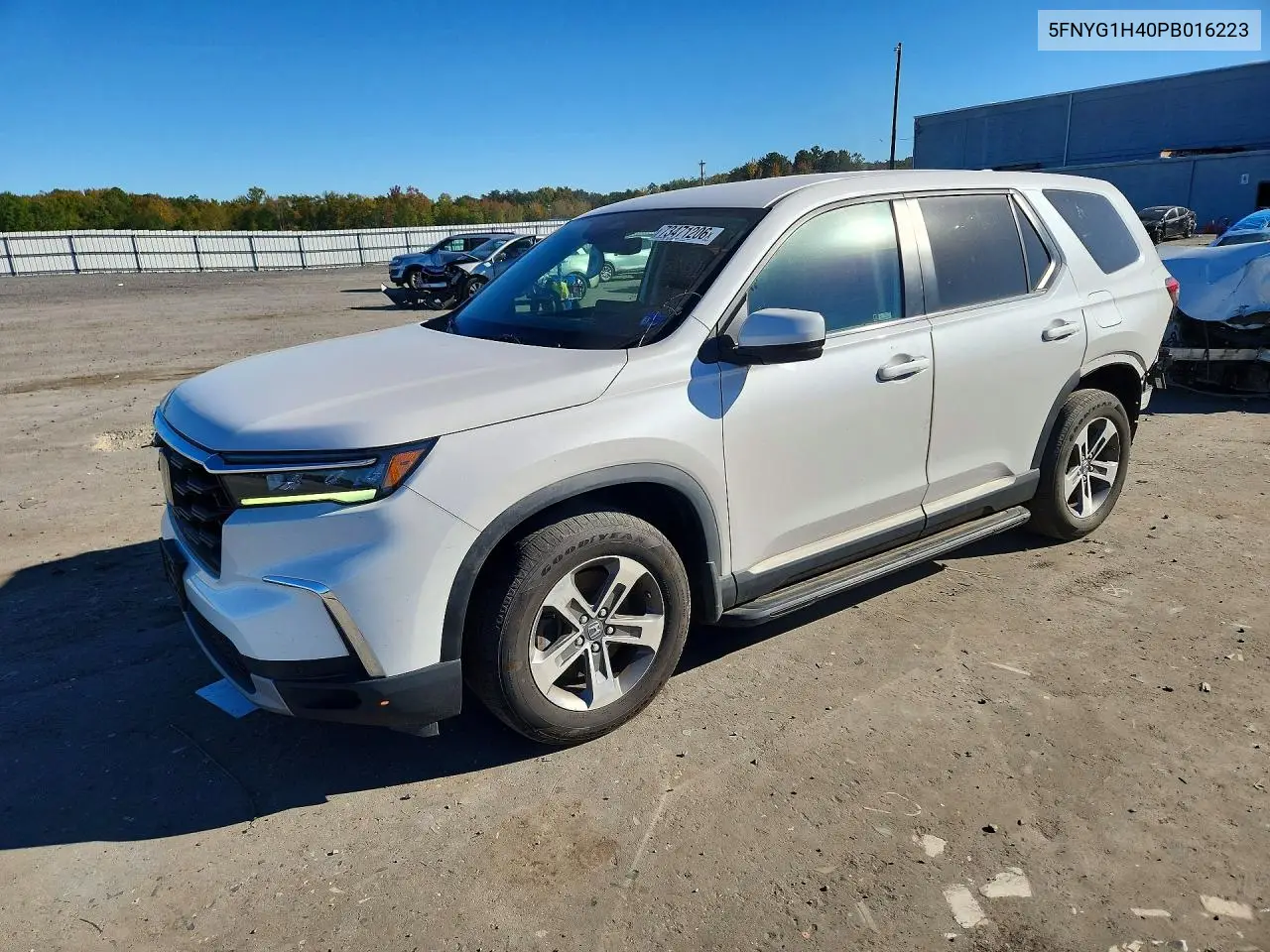HONDA PILOT 2023, VIN 5FNYG1H40PB016223