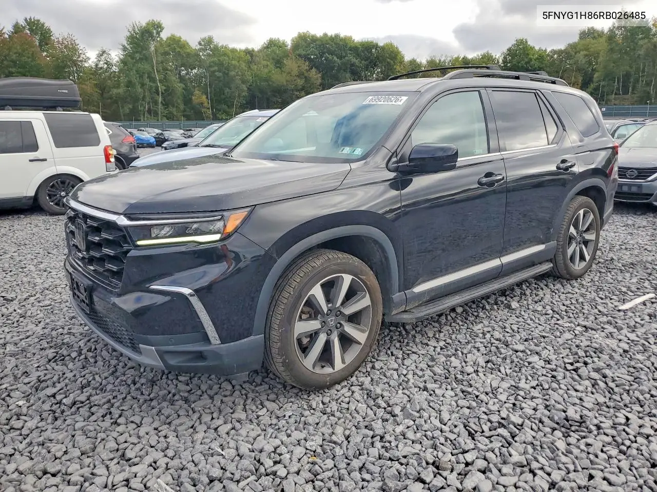 HONDA PILOT 2024, VIN 5FNYG1H86RB026485