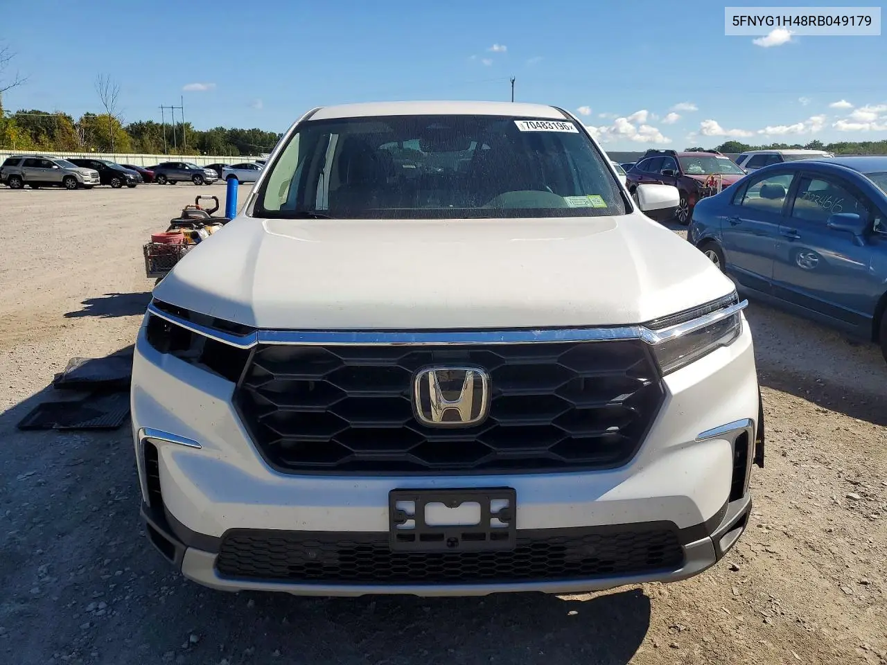 HONDA PILOT 2024, VIN 5FNYG1H48RB049179