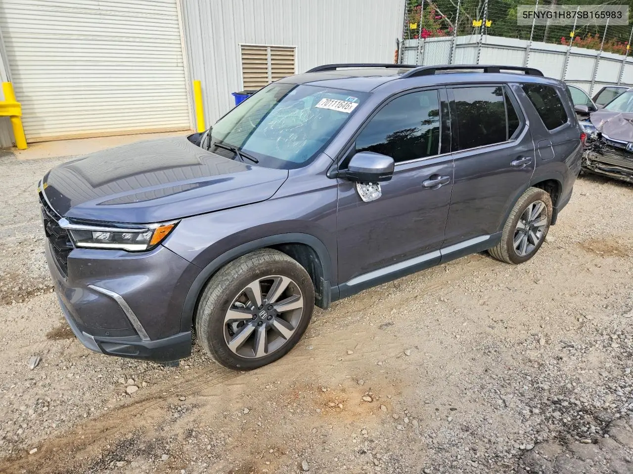 HONDA PILOT 2025, VIN 5FNYG1H87SB165983