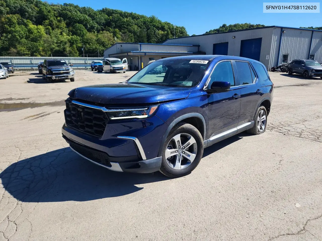 HONDA PILOT 2025, VIN 5FNYG1H47SB112620