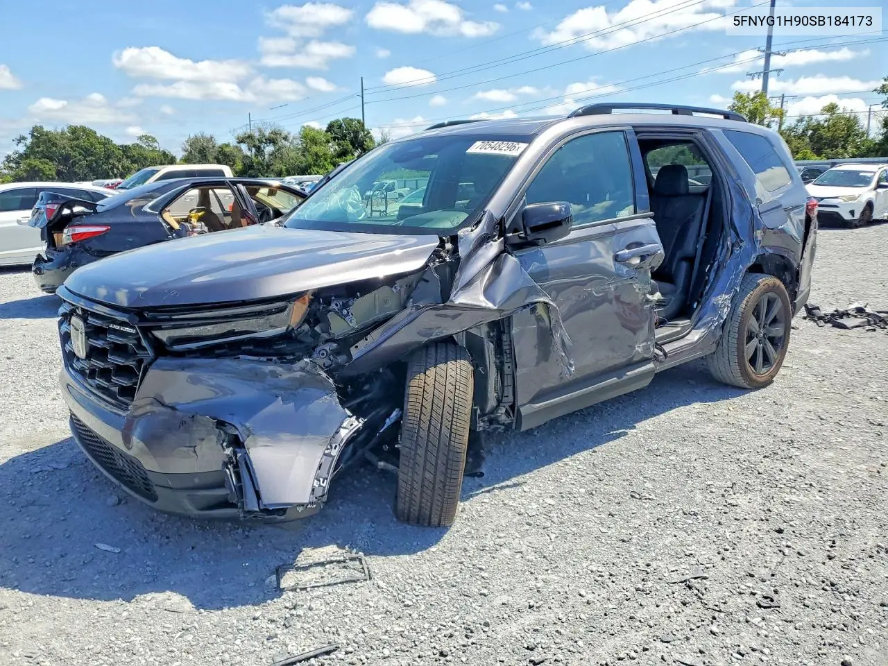 HONDA PILOT 2025, VIN 5FNYG1H90SB184173