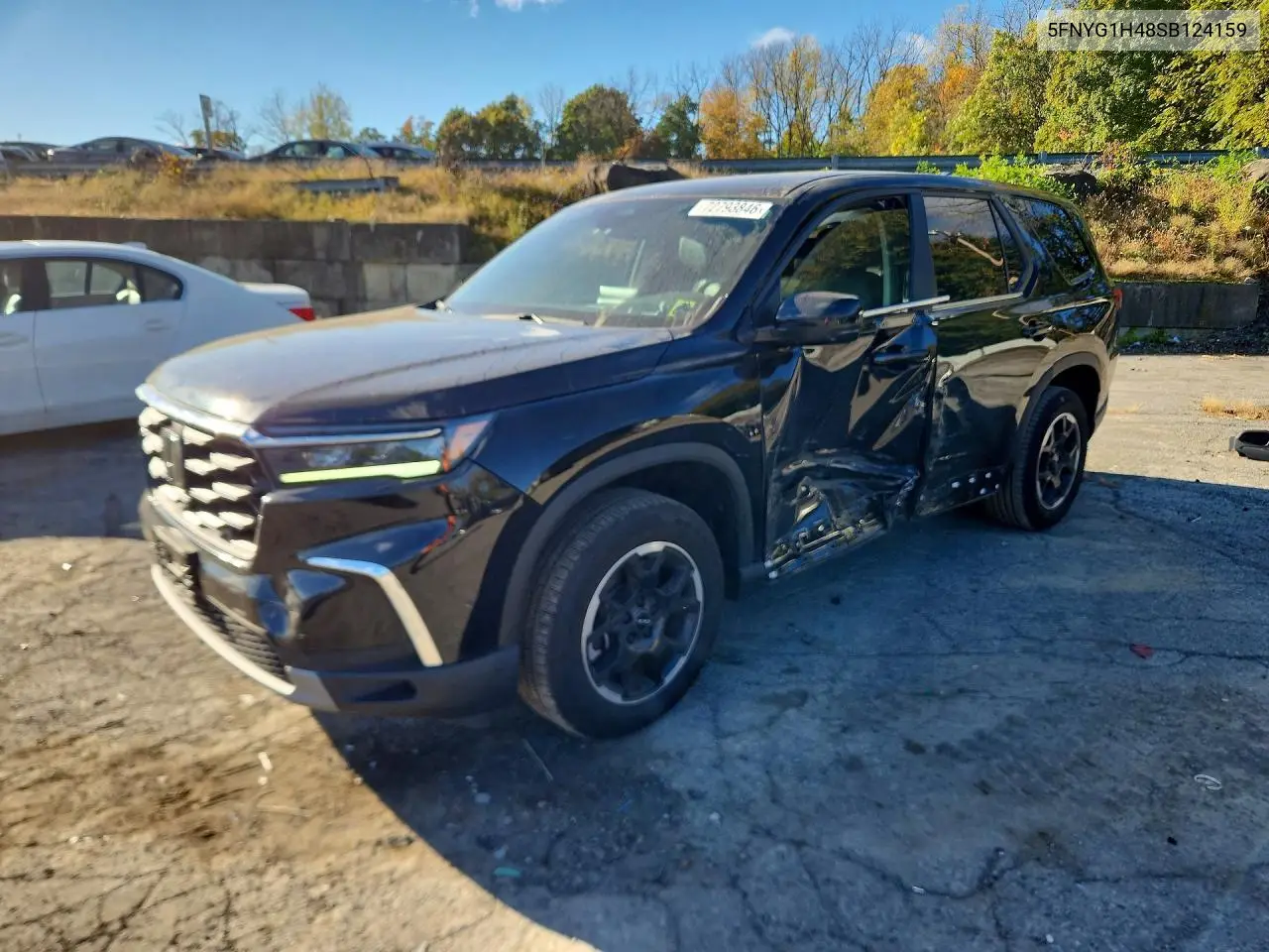 HONDA PILOT 2025, VIN 5FNYG1H48SB124159