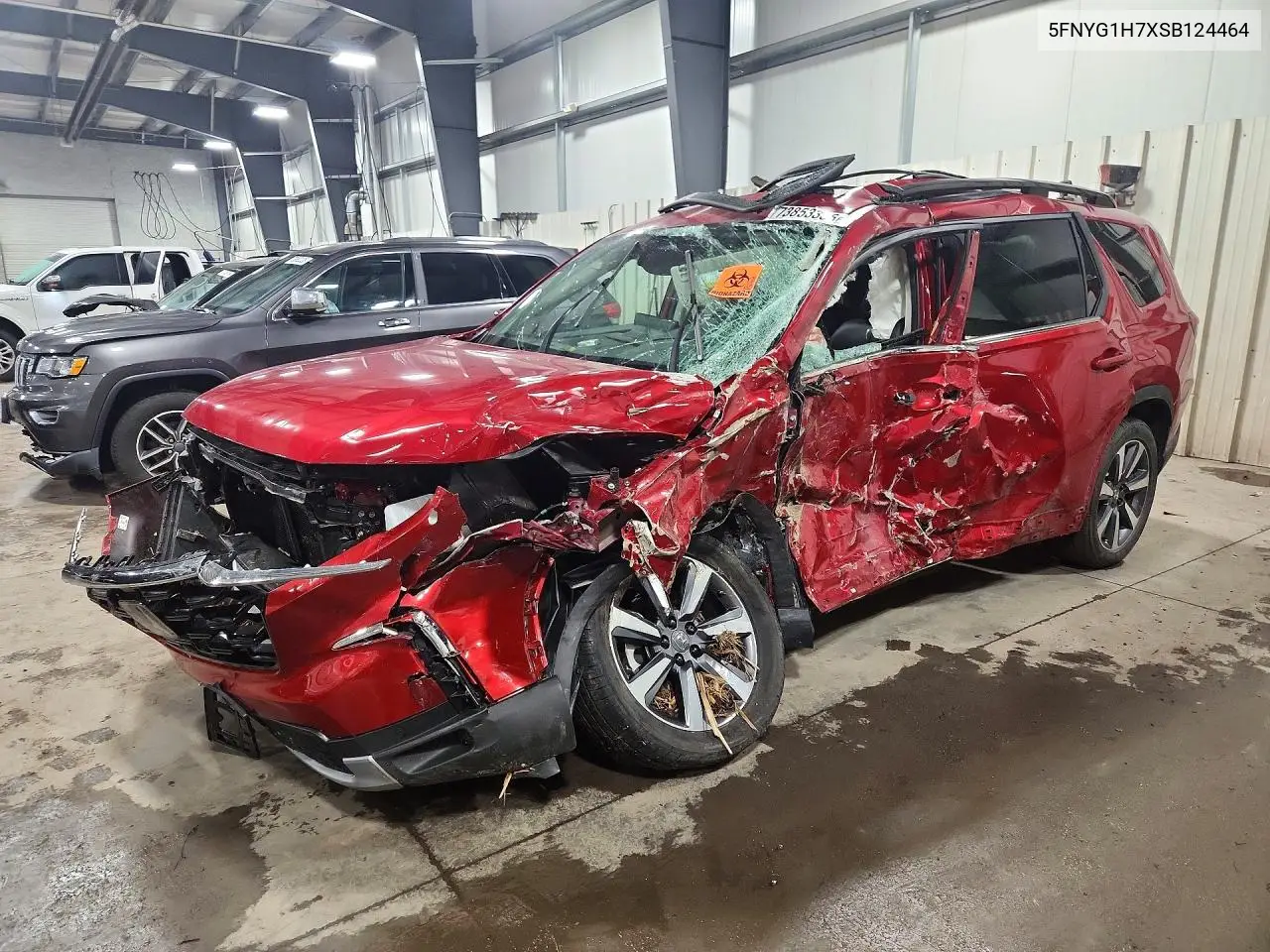HONDA PILOT 2025, VIN 5FNYG1H7XSB124464