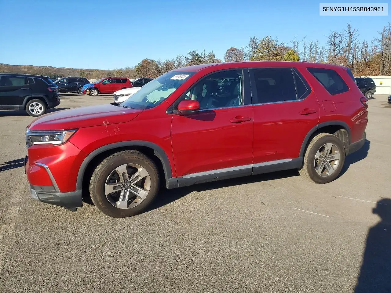 HONDA PILOT 2025, VIN 5FNYG1H45SB043961