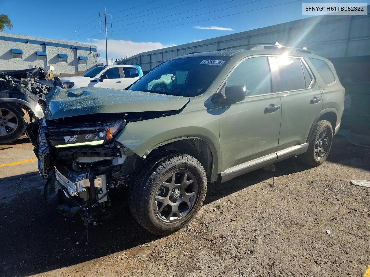 HONDA PILOT 2026, VIN 5FNYG1H61TB052322