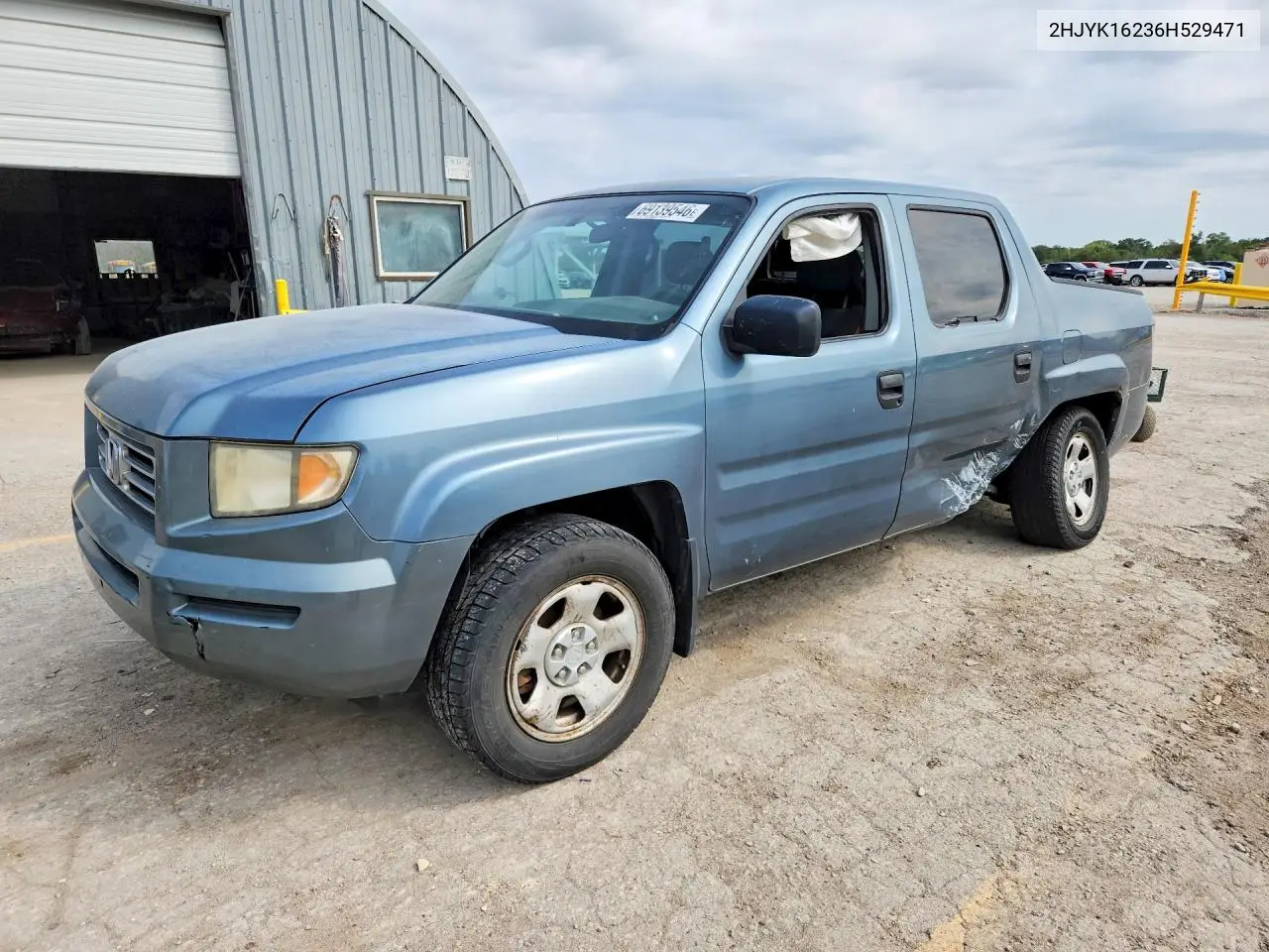 HONDA RIDGELINE 2006, VIN 2HJYK16236H529471