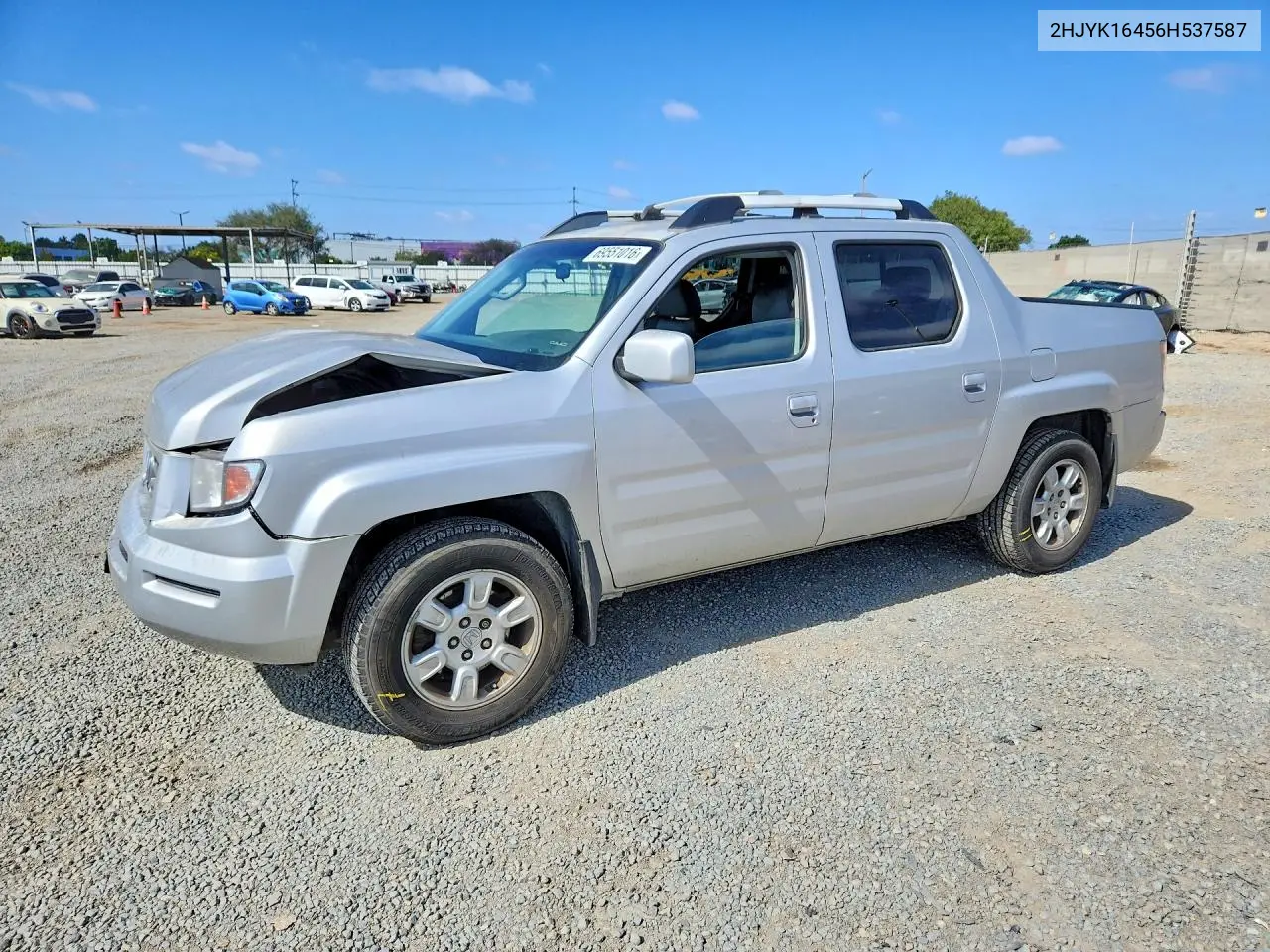 HONDA RIDGELINE 2006, VIN 2HJYK16456H537587