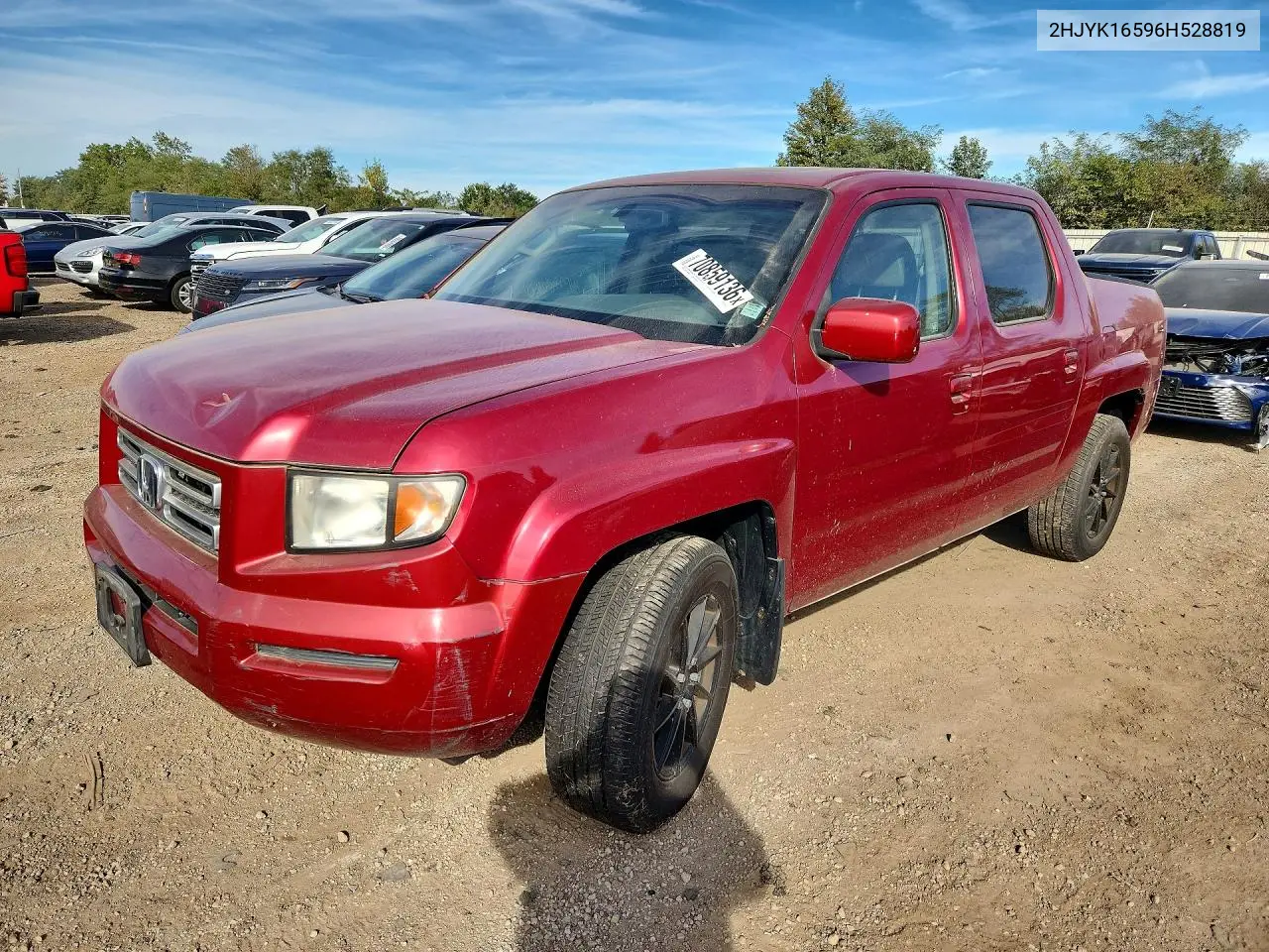 HONDA RIDGELINE 2006, VIN 2HJYK16596H528819