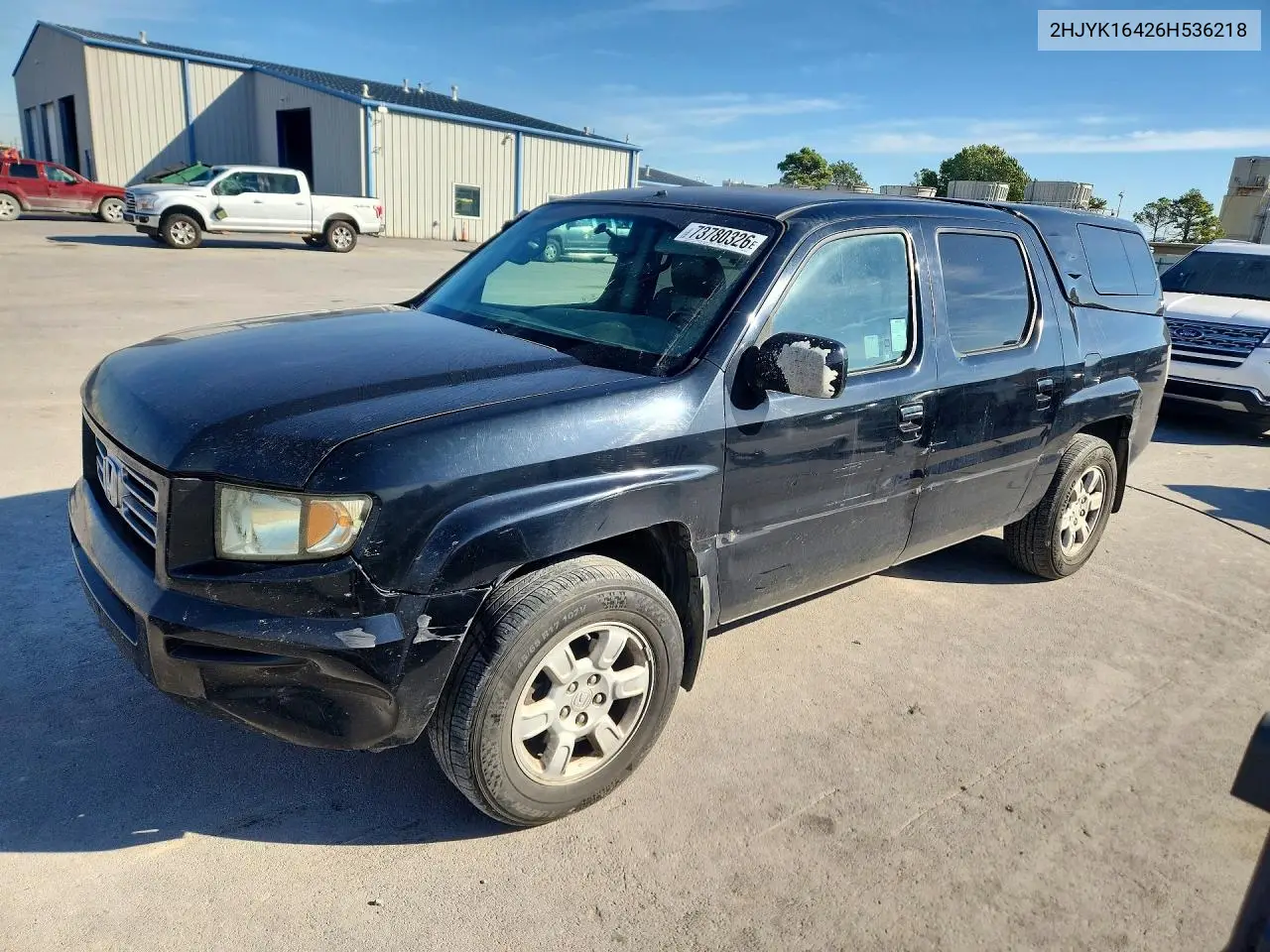 HONDA RIDGELINE 2006, VIN 2HJYK16426H536218