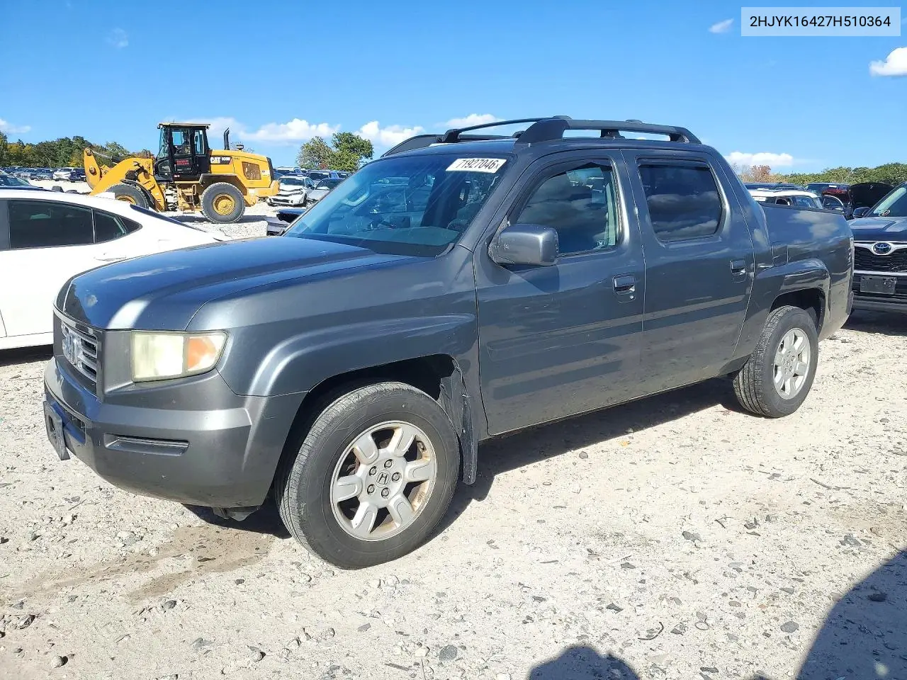 HONDA RIDGELINE 2007, VIN 2HJYK16427H510364