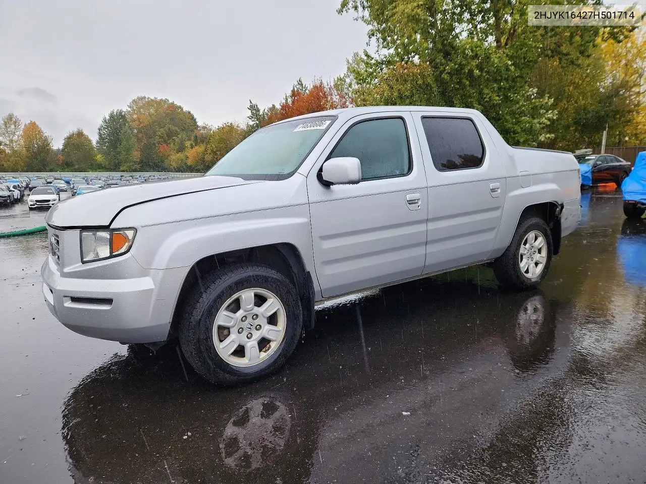 HONDA RIDGELINE 2007, VIN 2HJYK16427H501714