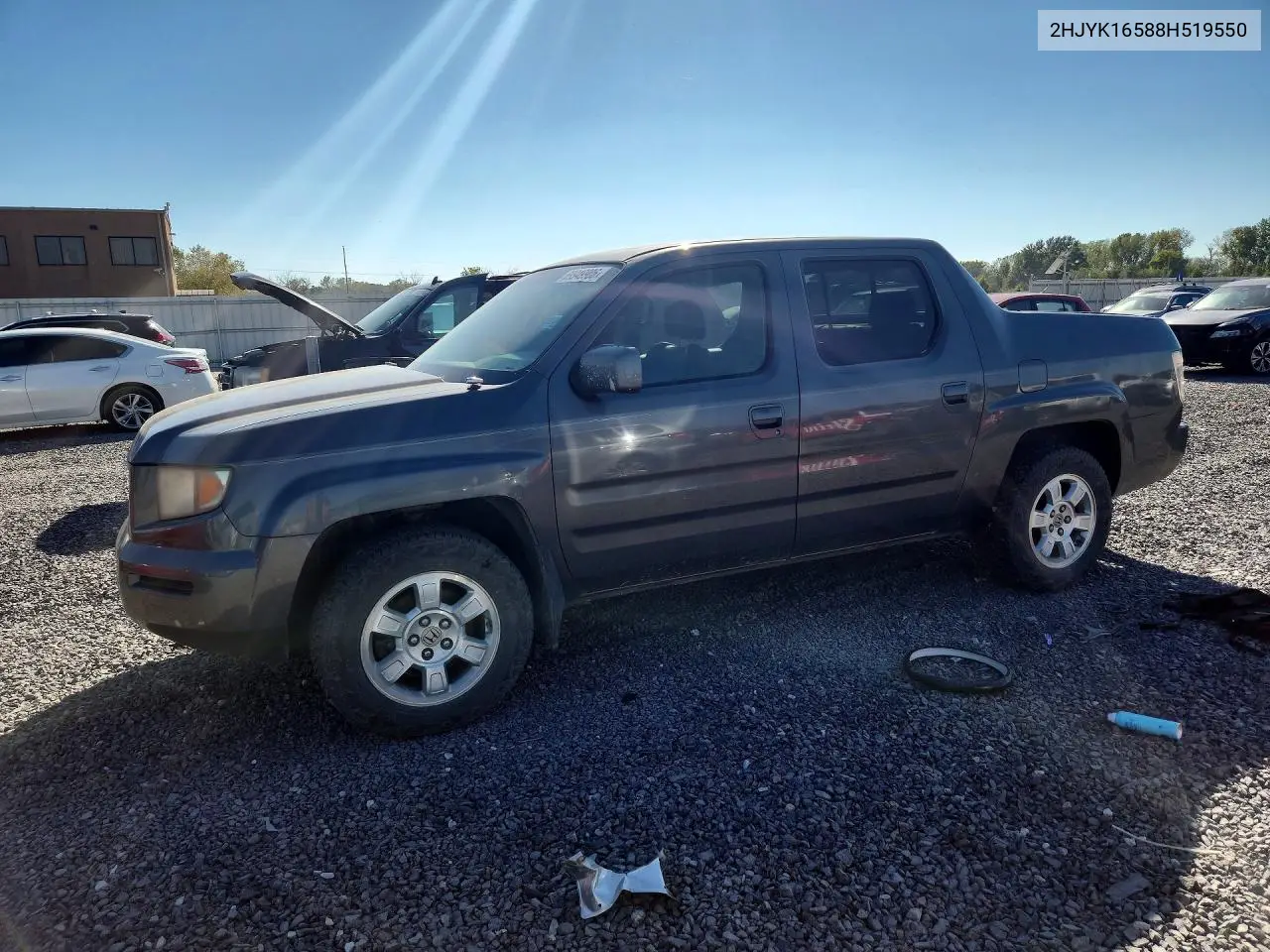 HONDA RIDGELINE 2008, VIN 2HJYK16588H519550