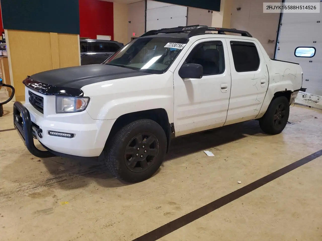 HONDA RIDGELINE 2008, VIN 2HJYK16588H514526