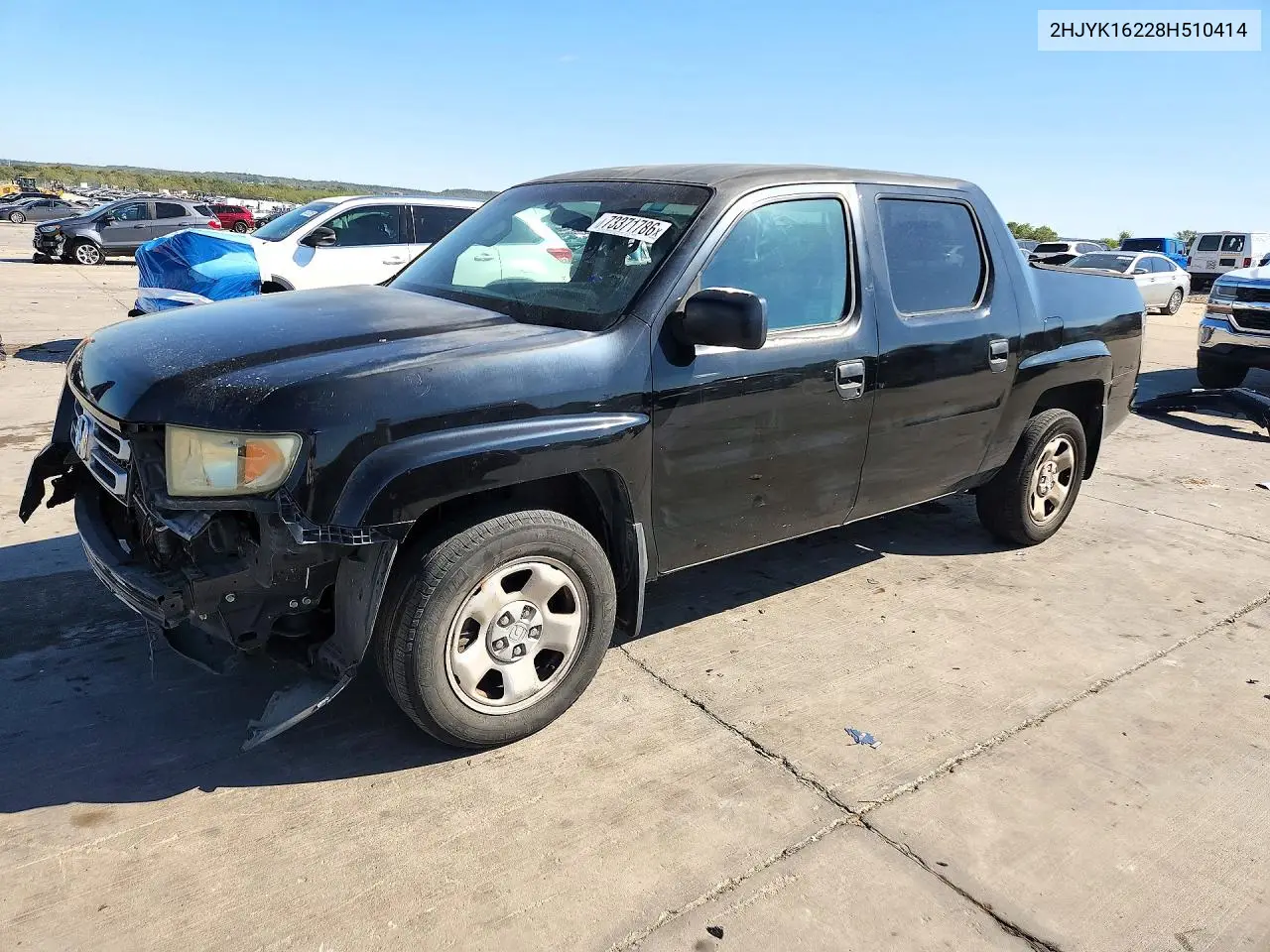 HONDA RIDGELINE 2008, VIN 2HJYK16228H510414