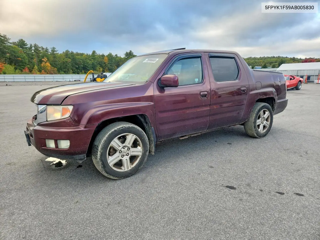 HONDA RIDGELINE 2010, VIN 5FPYK1F59AB005830