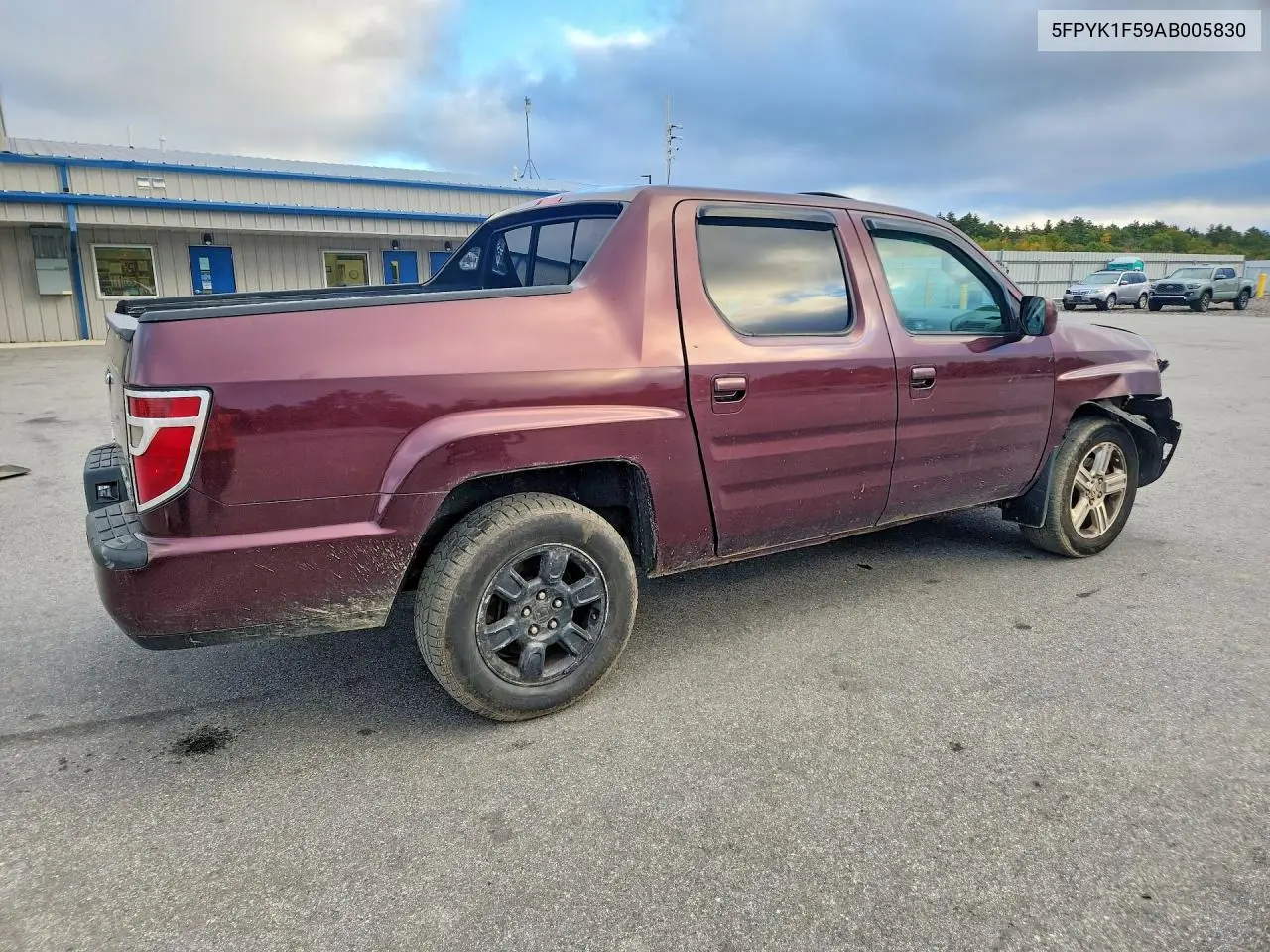 2010 HONDA RIDGELINE VIN 5FPYK1F59AB005830 — фото 3