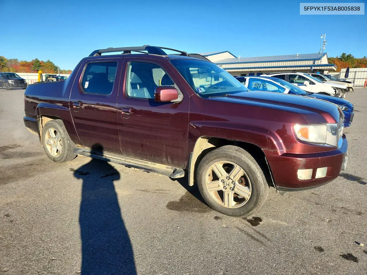 2010 HONDA RIDGELINE VIN 5FPYK1F53AB005838 — фото 4