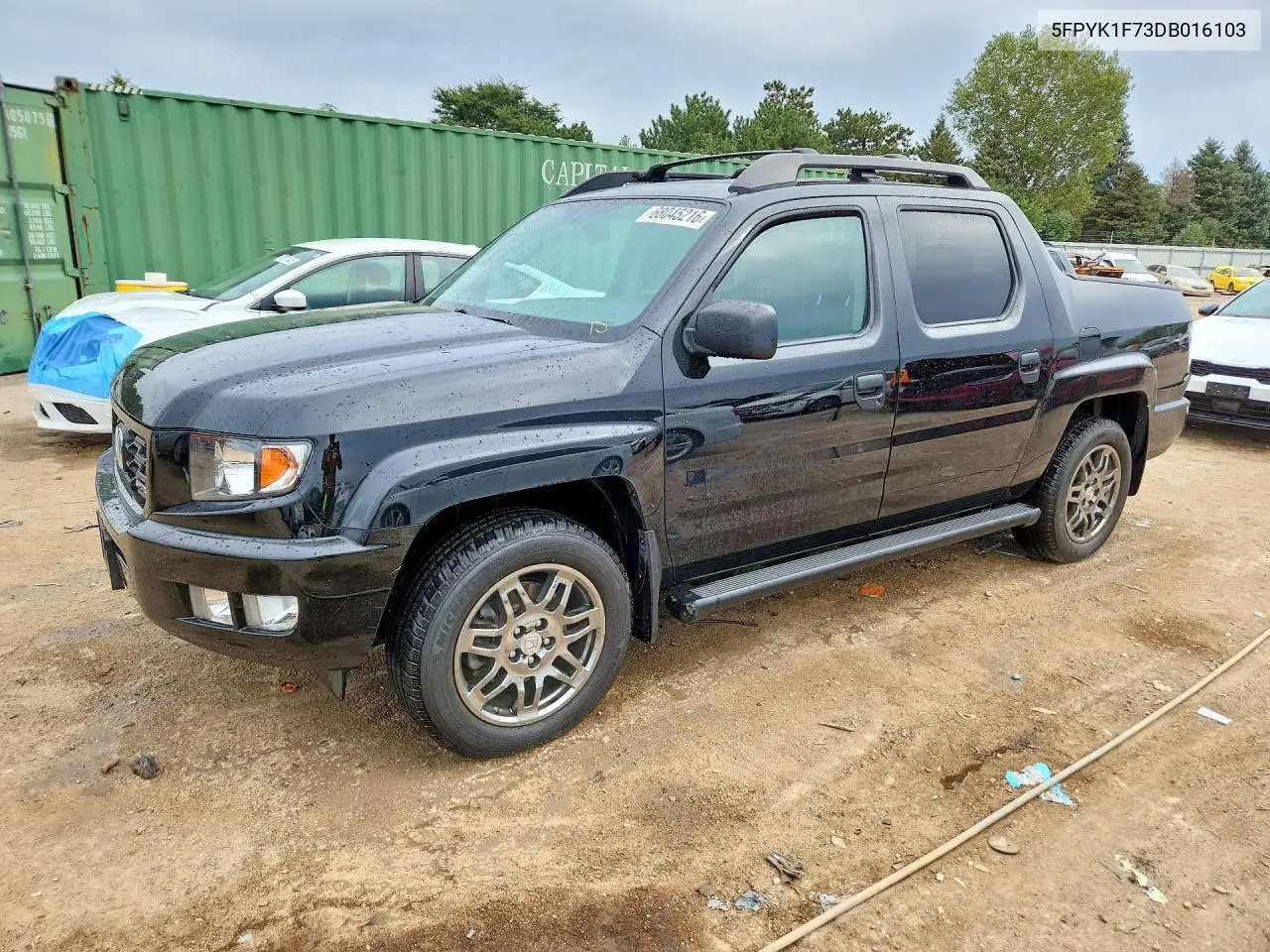 HONDA RIDGELINE 2013, VIN 5FPYK1F73DB016103