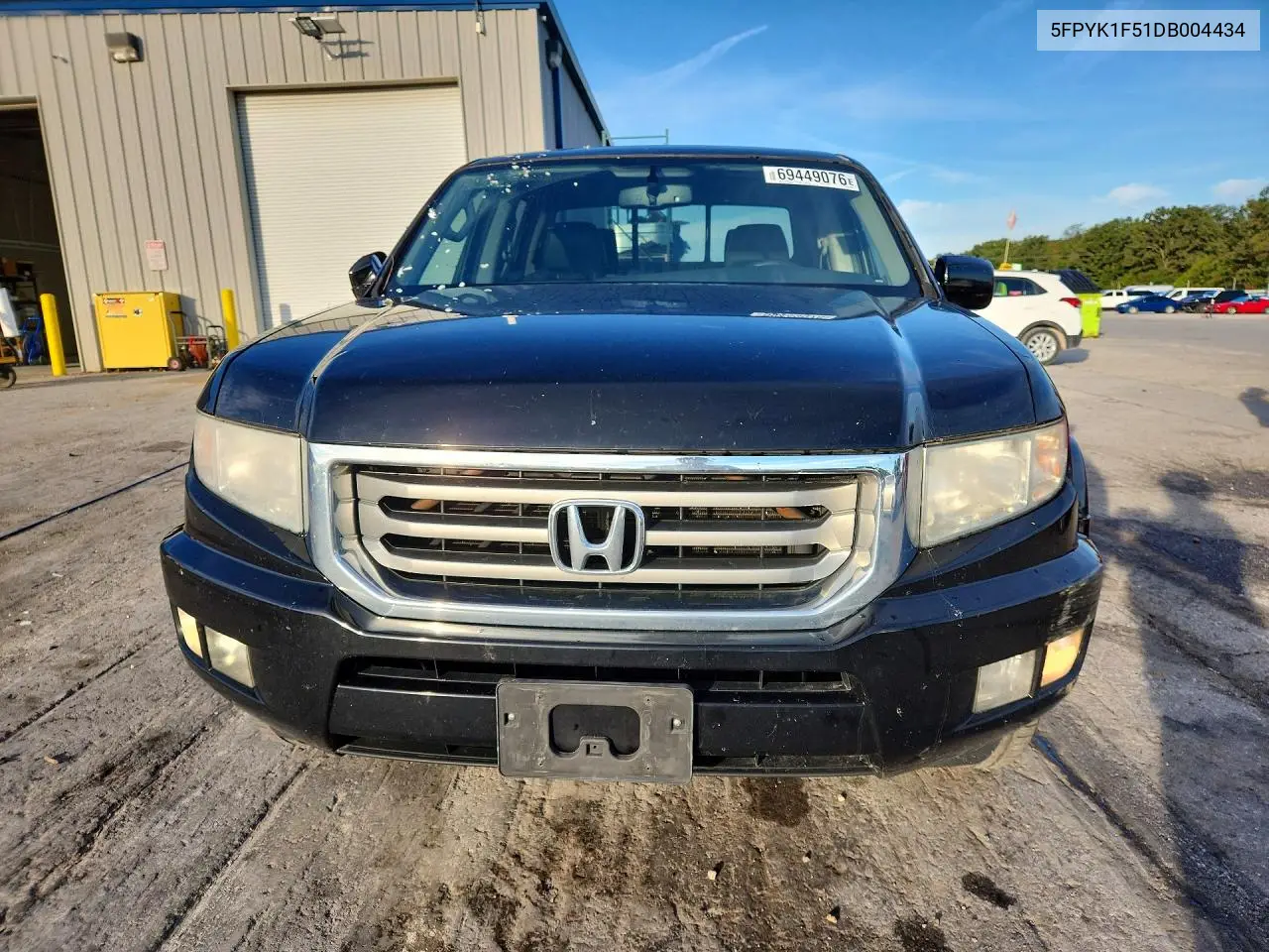 HONDA RIDGELINE 2013, VIN 5FPYK1F51DB004434