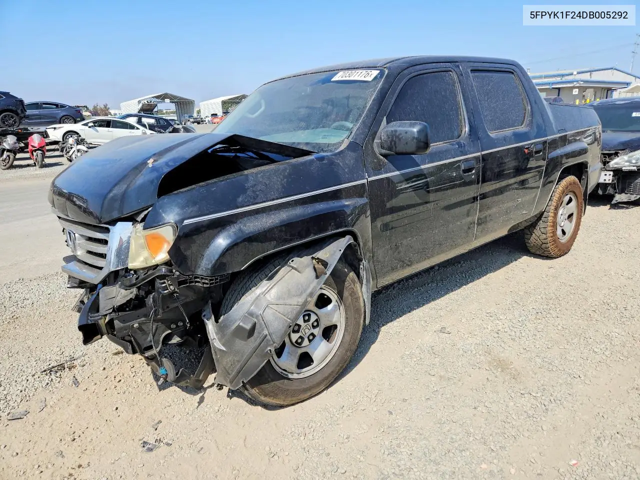 HONDA RIDGELINE 2013, VIN 5FPYK1F24DB005292