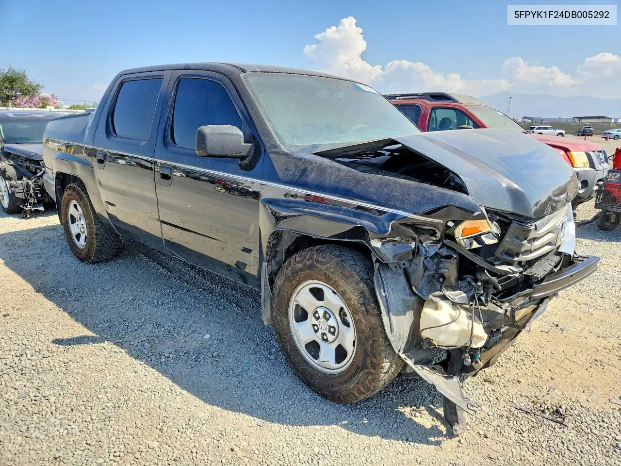 2013 HONDA RIDGELINE VIN 5FPYK1F24DB005292 — фото 4