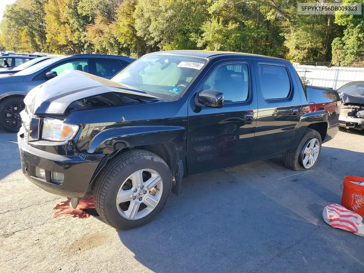 HONDA RIDGELINE 2013, VIN 5FPYK1F56DB009323