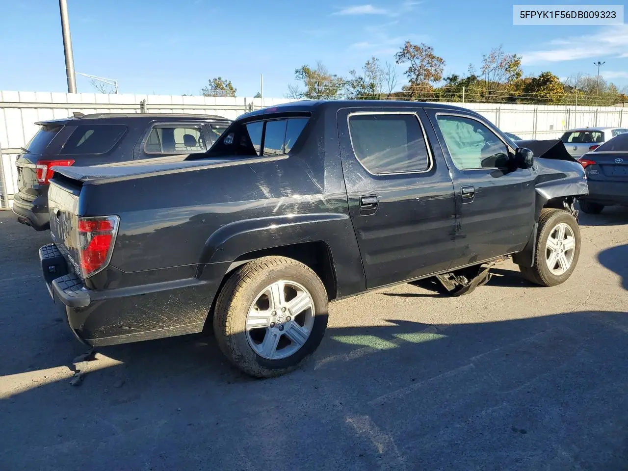 2013 HONDA RIDGELINE VIN 5FPYK1F56DB009323 — фото 3