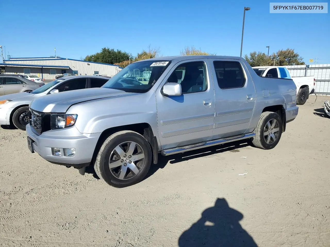 HONDA RIDGELINE 2014, VIN 5FPYK1F67EB007719