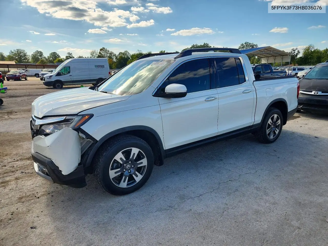 HONDA RIDGELINE 2017, VIN 5FPYK3F73HB036076