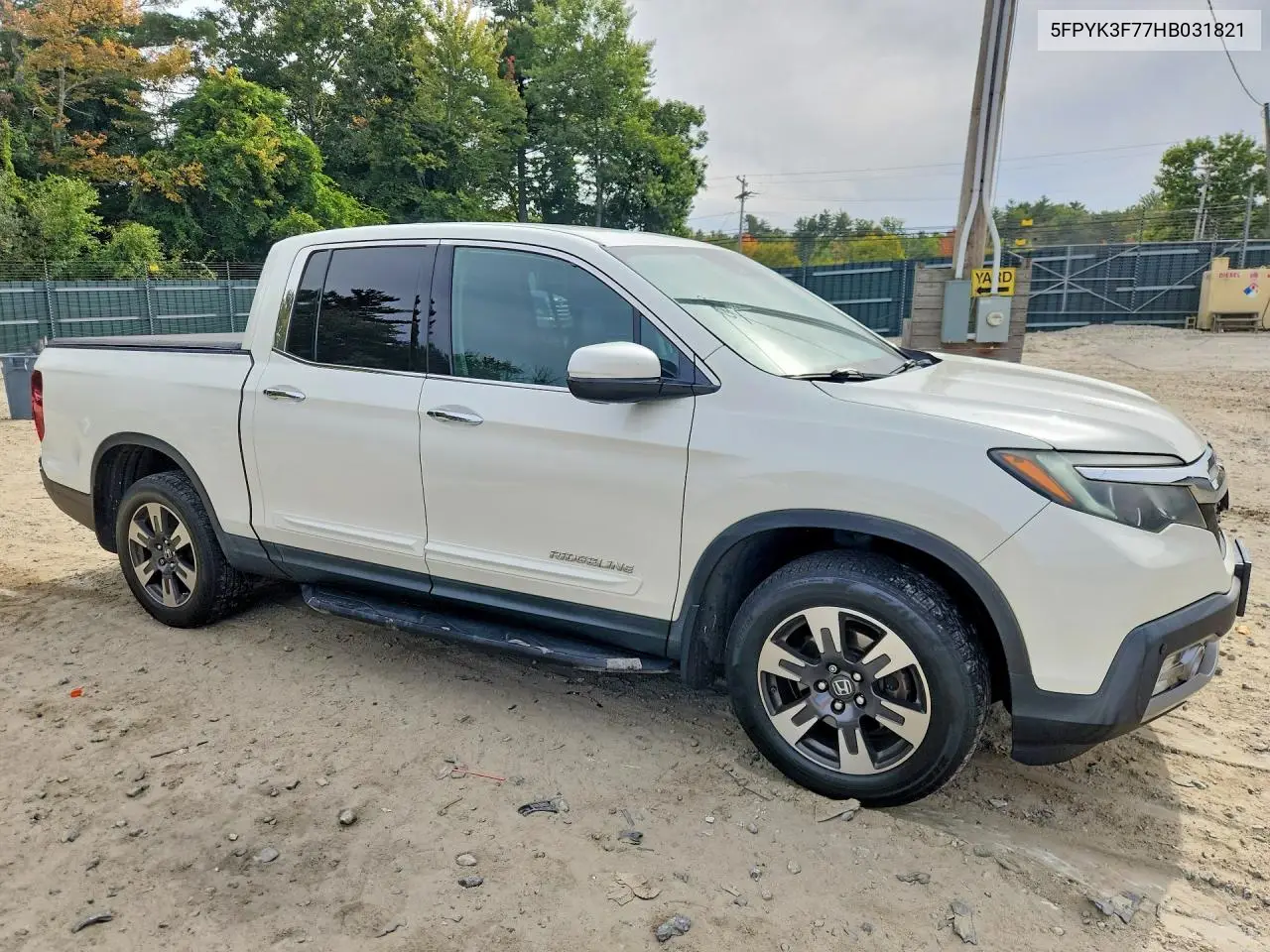 2017 HONDA RIDGELINE VIN 5FPYK3F77HB031821 — фото 4