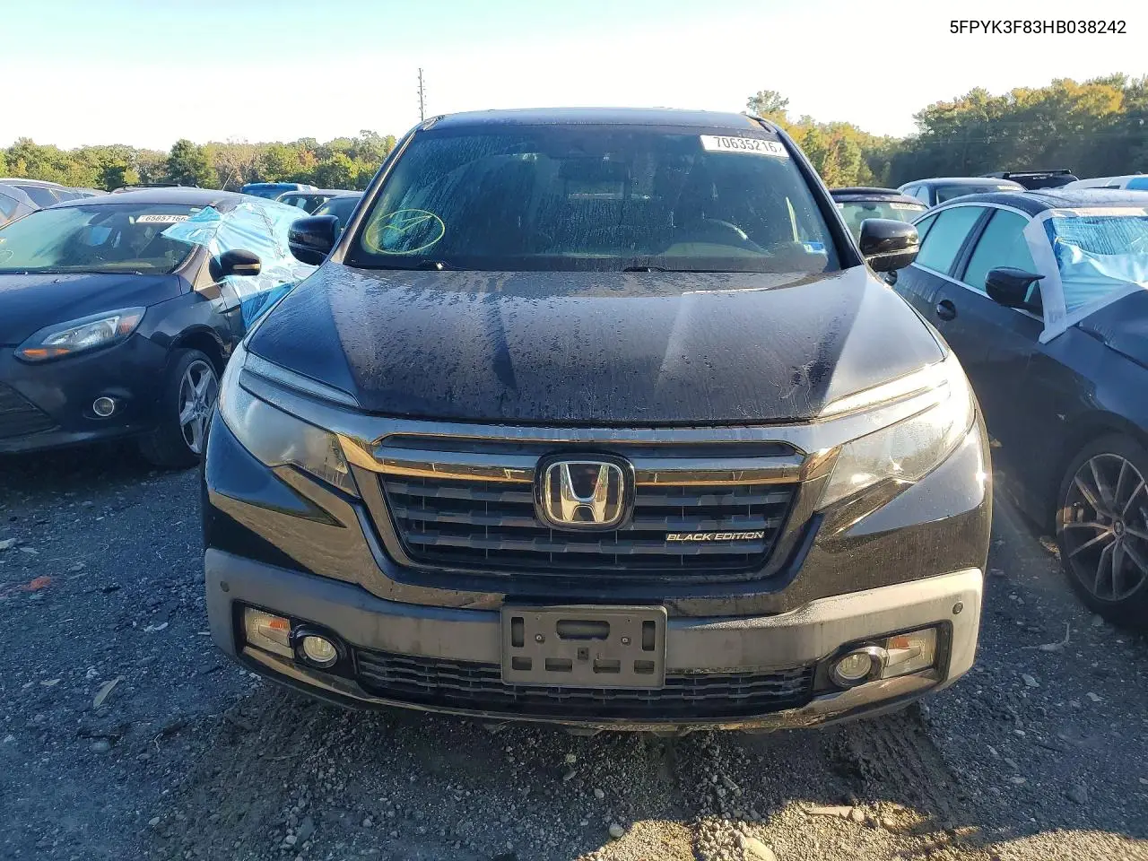 2017 HONDA RIDGELINE VIN 5FPYK3F83HB038242 — фото 5