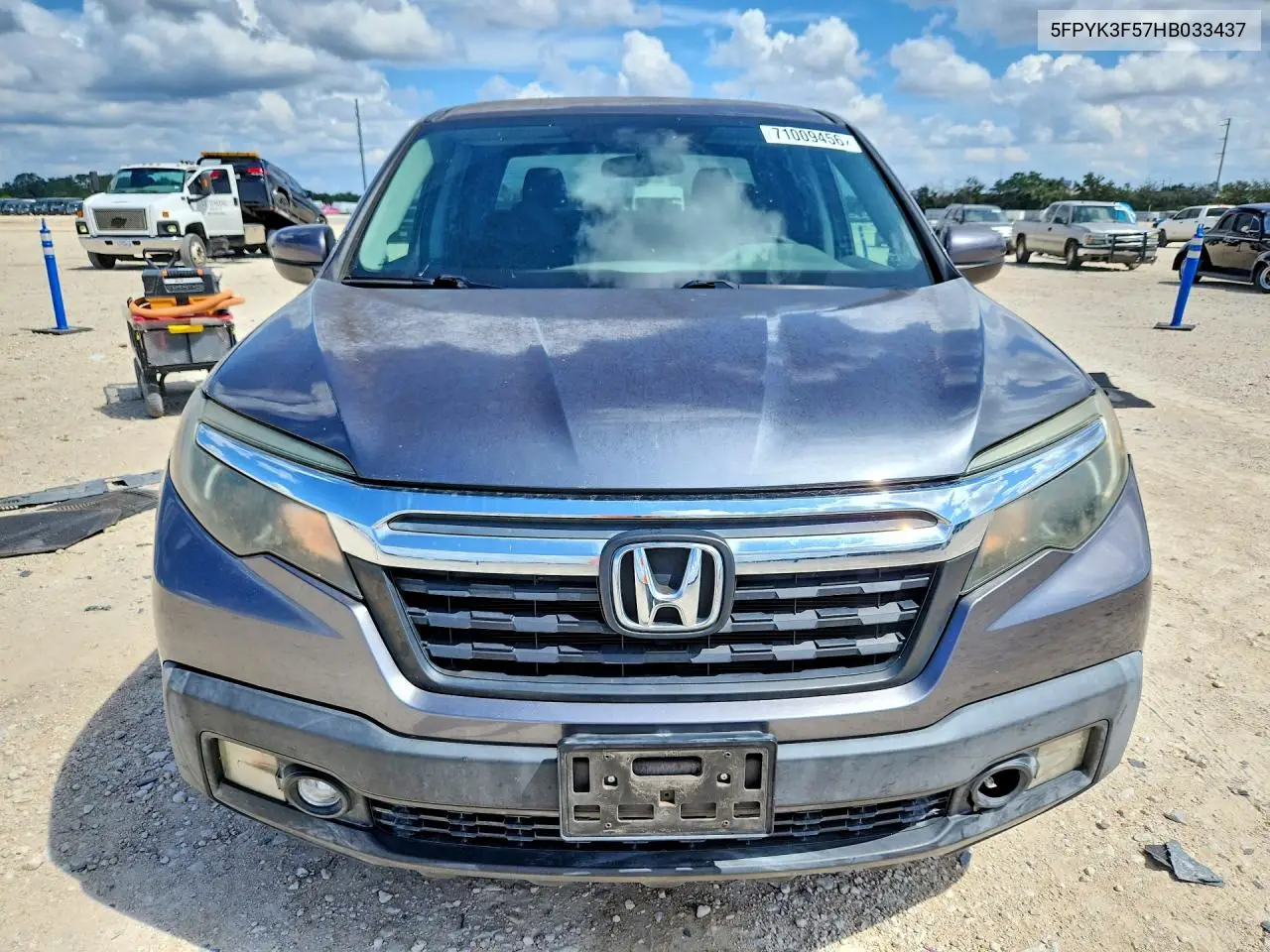 2017 HONDA RIDGELINE VIN 5FPYK3F57HB033437 — фото 5
