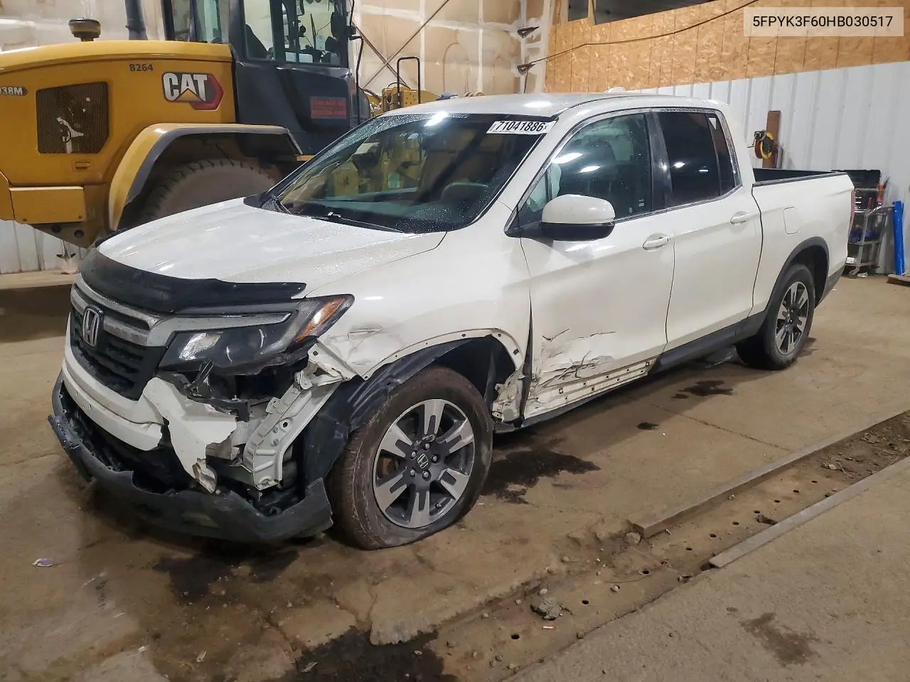 HONDA RIDGELINE 2017, VIN 5FPYK3F60HB030517