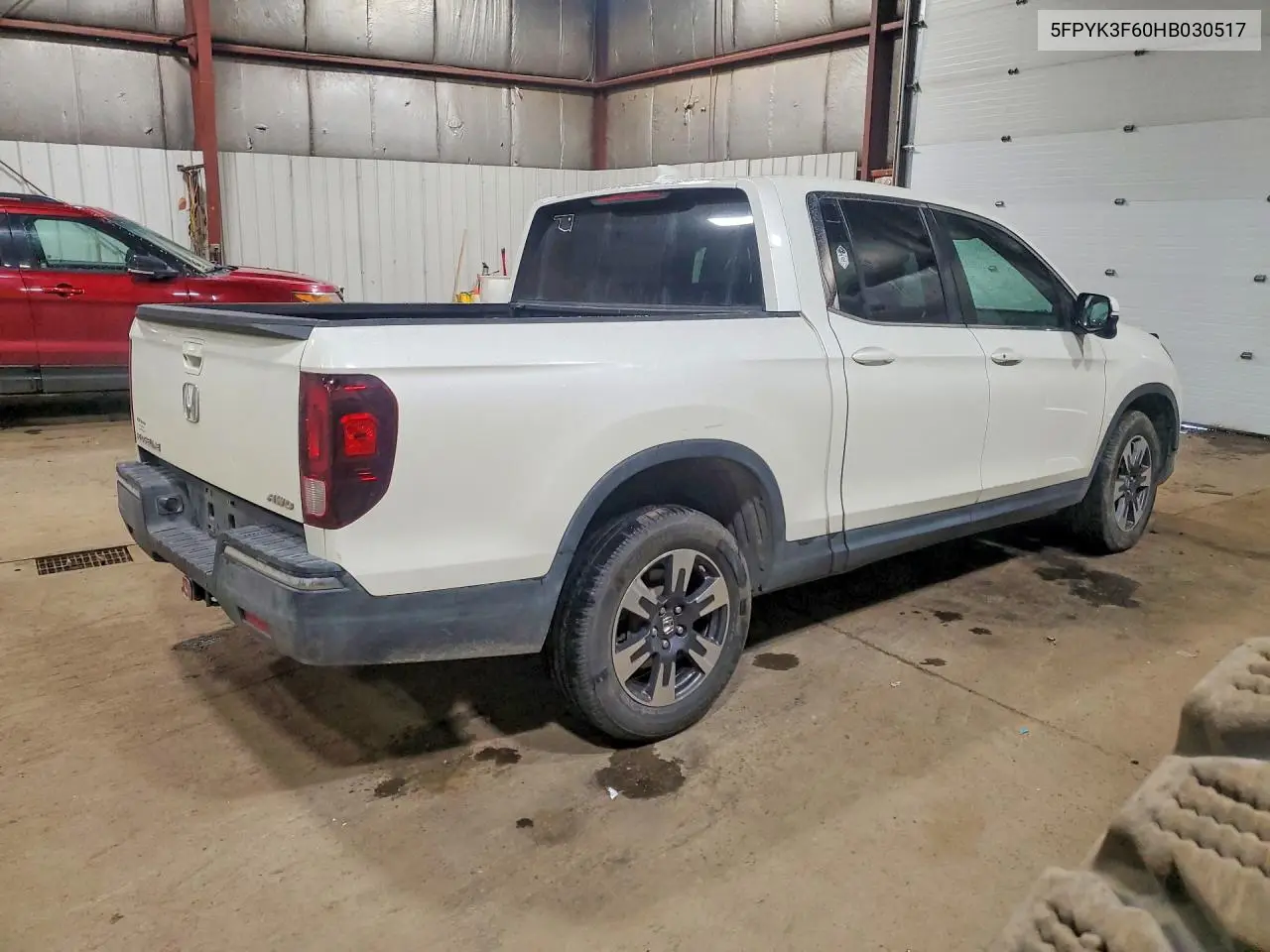 2017 HONDA RIDGELINE VIN 5FPYK3F60HB030517 — фото 3