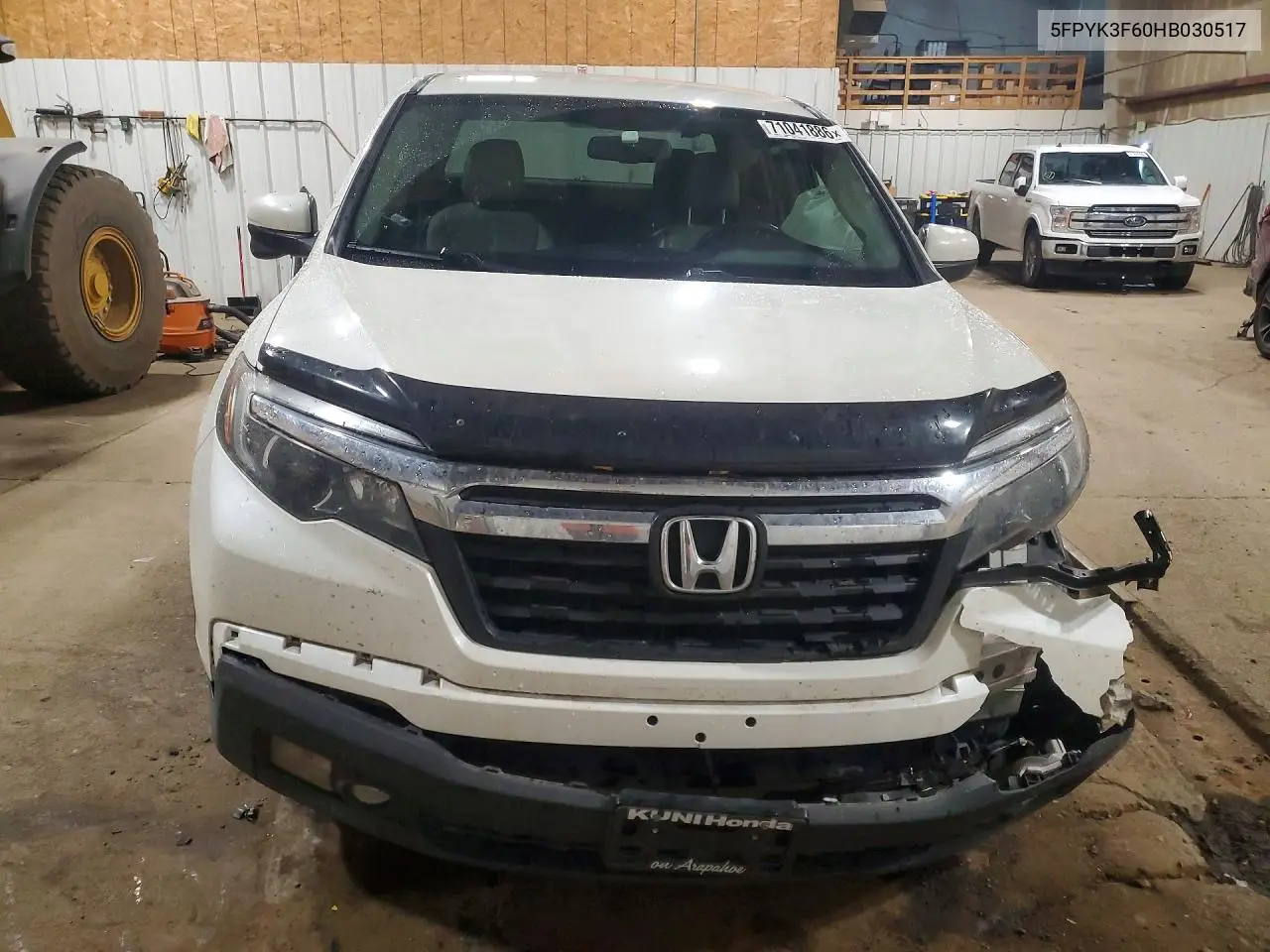 2017 HONDA RIDGELINE VIN 5FPYK3F60HB030517 — фото 5