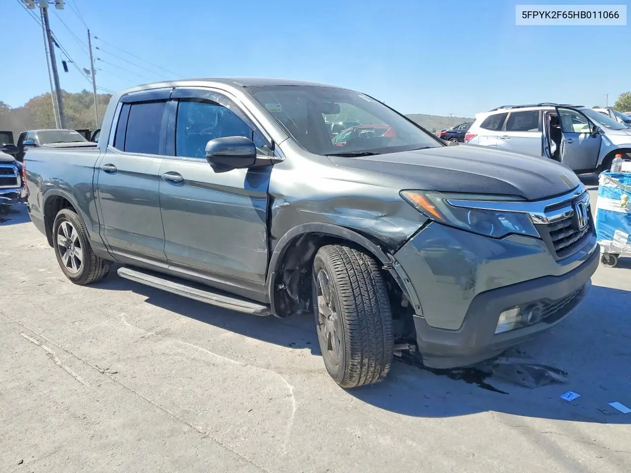 2017 HONDA RIDGELINE VIN 5FPYK2F65HB011066 — фото 4