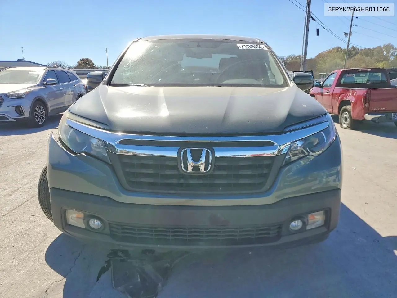 2017 HONDA RIDGELINE VIN 5FPYK2F65HB011066 — фото 5