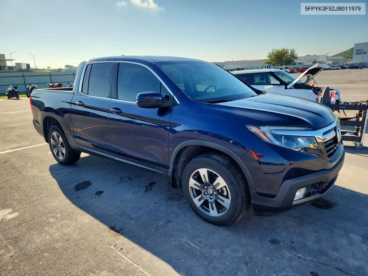 2018 HONDA RIDGELINE VIN 5FPYK3F52JB011979 — фото 4