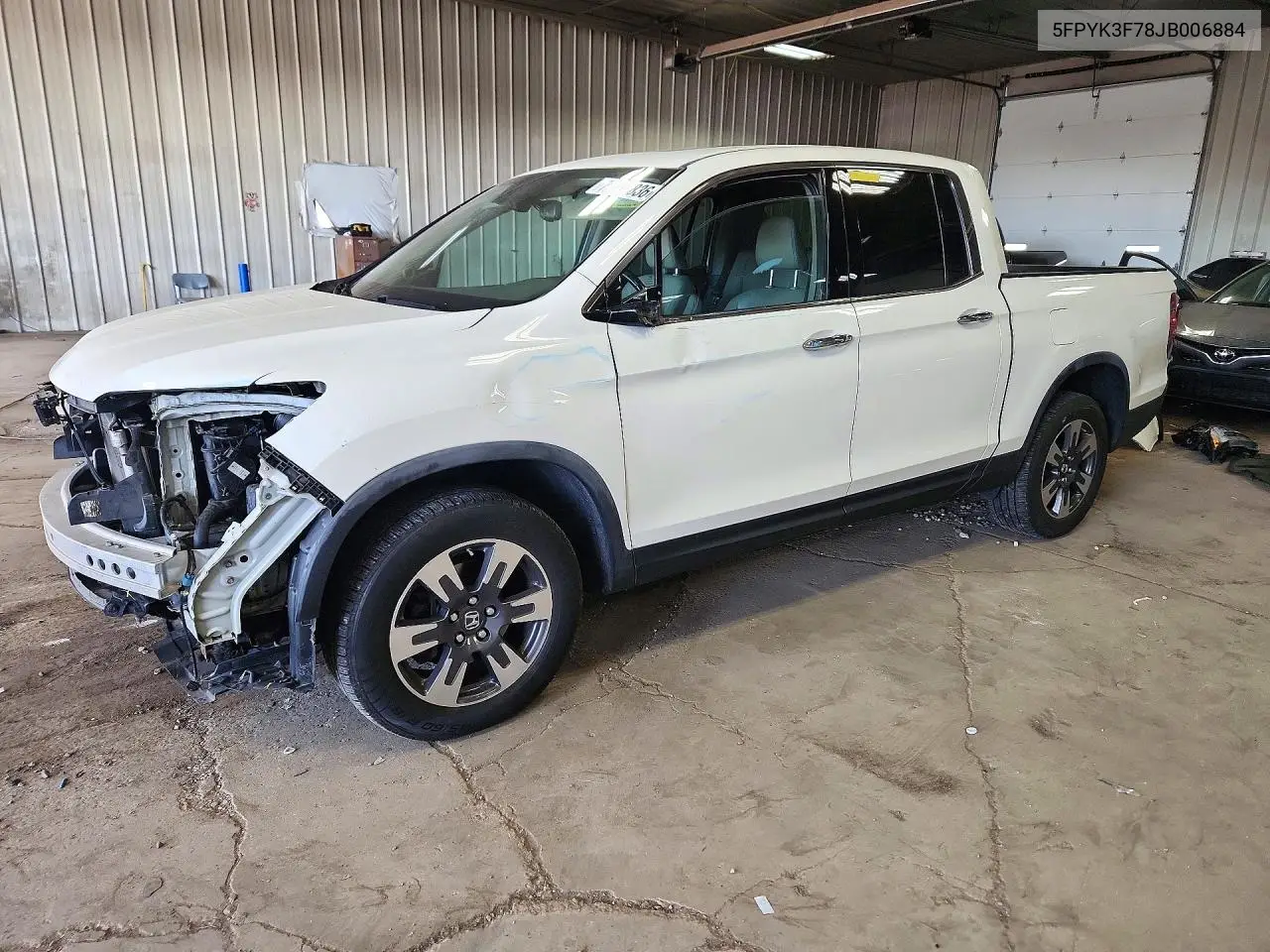 HONDA RIDGELINE 2018, VIN 5FPYK3F78JB006884