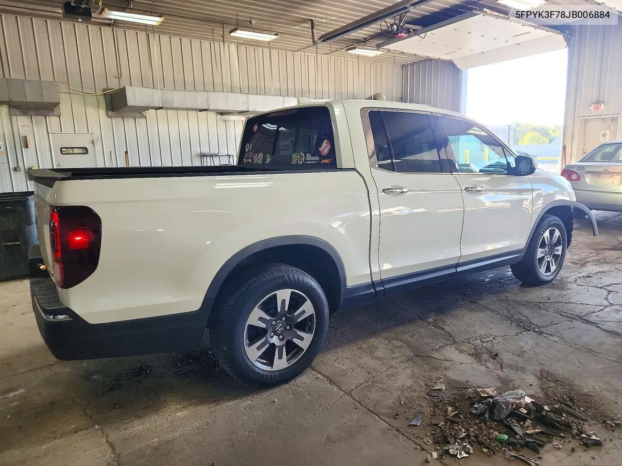 2018 HONDA RIDGELINE VIN 5FPYK3F78JB006884 — фото 3