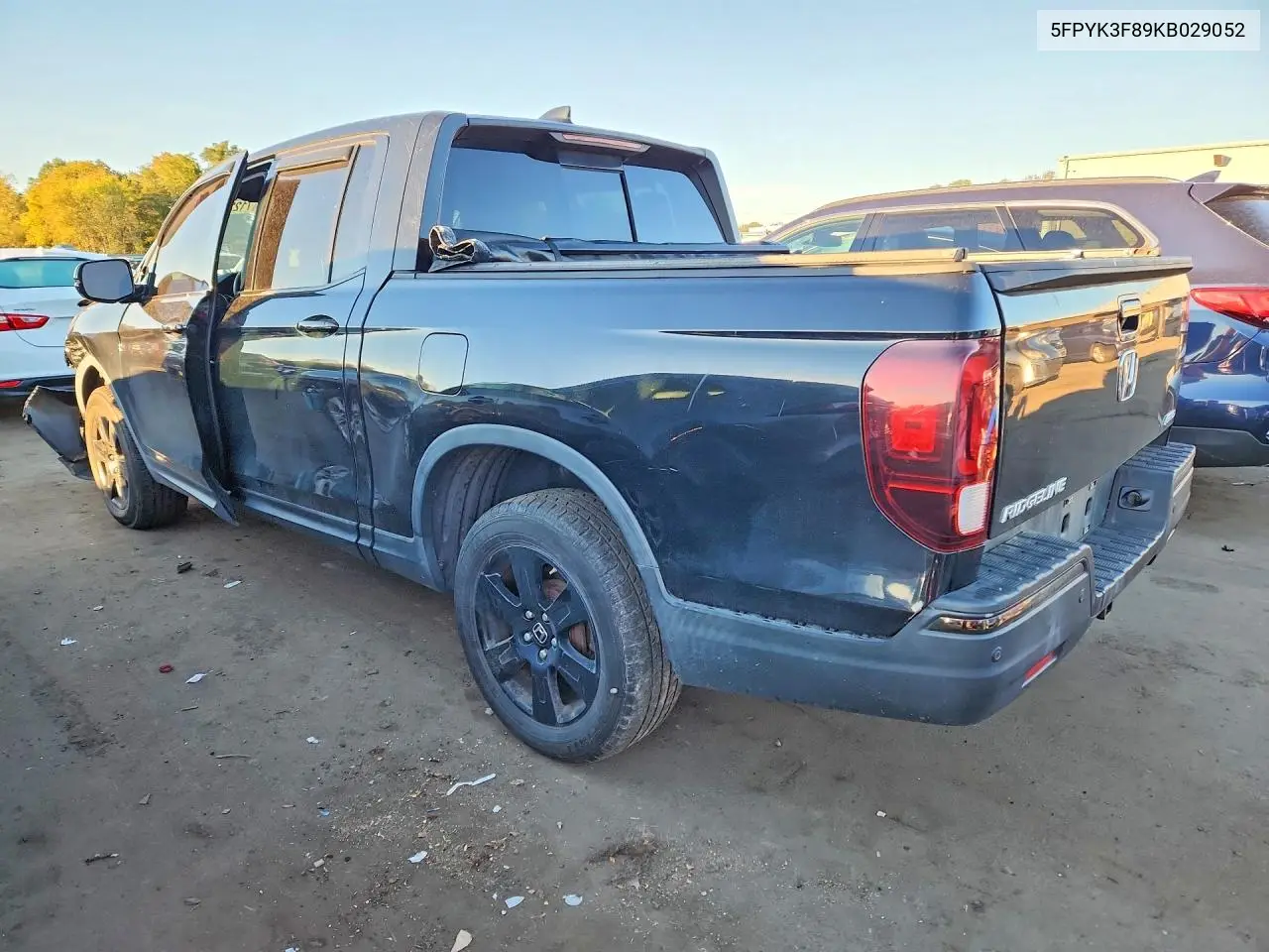 2019 HONDA RIDGELINE VIN 5FPYK3F89KB029052 — фото 2